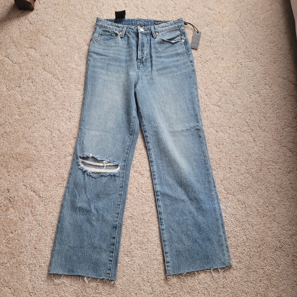 NWT Blank NYC The Baxter Ribcage Straight Leg Jeans